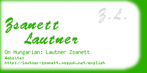 zsanett lautner business card